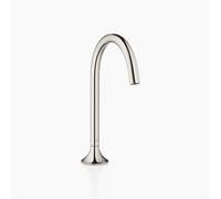 Dornbracht VAIA caño de pedestal para lavabo sin desagüe, proyección de 168 mm, 13716809-08, Color: Mate platino