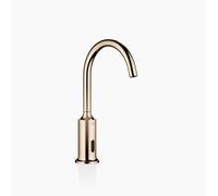 Dornbracht VAIA grifería de lavabo, función eléctrica de apertura y cierre, sin juego de desagüe, funcionamiento con pilas/batería, 44521809-47, Color: Champán