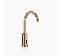 Dornbracht VAIA grifería de lavabo, función eléctrica de apertura y cierre, sin juego de desagüe, funcionamiento con pilas/batería, 44521809-39, Color: Latón oscuro cepillado