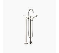 Dornbracht VAIA Mezclador de dos orificios para bañera, instalación independiente, set de ducha de mano, mango de palanca, proyección 221mm, 25943819-08, Color: de platino
