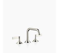 Dornbracht VAIA Mezclador de lavabo de tres orificios con juego de desagüe, maneta de palanca, 165 mm de proyección, 20705819-08, Color: de platino