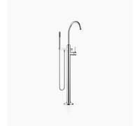 Dornbracht VAIA Mezclador monomando de bañera, tubo vertical para instalación independiente con juego de ducha con manguera, proyección 281mm, 25863809-00, Color: cromado