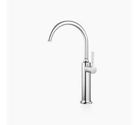 Dornbracht VAIA mezclador monomando de lavabo con pie elevado sin desagüe automático, proyección de 201 mm, 33534809-00, Color: cromado