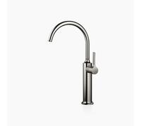 Dornbracht VAIA mezclador monomando de lavabo con pie elevado sin juego de desagüe, proyección de 201 mm, 33534809-19, Color: Cromo oscuro