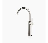 Dornbracht VAIA mezclador monomando de lavabo con pie elevado sin juego de desagüe, proyección de 201 mm, 33534809-06, Color: Mate platino