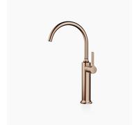 Dornbracht VAIA mezclador monomando de lavabo con pie elevado sin juego de desagüe, proyección de 201 mm, 33534809-42, Color: bronce cepillado