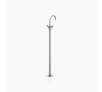Dornbracht VAIA Mezclador monomando de lavabo con tubo vertical sin juego de desagüe, asas en cruz, proyección 202mm, 22585809-00, Color: cromado
