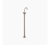 Dornbracht VAIA Mezclador monomando de lavabo con tubo vertical sin juego de desagüe, asas en cruz, proyección 202mm, 22585809-42, Color: bronce cepillado