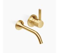 Dornbracht VAIA mezclador monomando de lavabo sin desagüe, proyección de 190 mm, 36860809-28, Color: latón cepillado