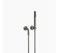 Dornbracht VAIA set de ducha con manguera y rosas individuales, 27808809-99, Color: Platino oscuro mate