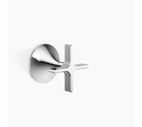 Dornbracht VAIA válvula empotrada, cierre a la derecha 1/2, maneta en cruz, 36607809-00, Color: cromado