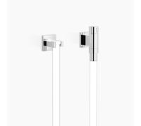 Dornbracht WATER TUBE Kneipp codo de conexión a la pared con válvula, con soporte para manguera, 27821979-00, Color: cromado