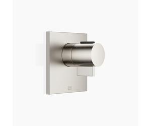 Dornbracht xTOOL termostato empotrado sin regulación de volumen 1/2, placas de cobertura 120x120mm, 36501985-06, Color: Mate platino