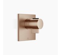 Dornbracht xTOOL termostato empotrado sin regulación de volumen 3/4, placas de cobertura 120x120mm, 36503985-42, Color: bronce cepillado