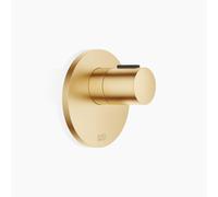 Dornbracht xTOOL termostato empotrado sin regulación de volumen 3/4", placas de cobertura 124mm, 36503979-28, Color: latón cepillado