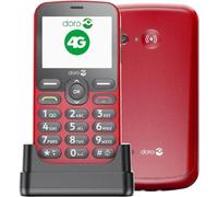 Doro 1880 4G Teléfono Móvil Desbloqueado Seniors - Teclas Digitales Hablando - Sonido Claro - Cámara - Bluetooth - Tecla de Asistencia - Teléfono Móvil Básico sin Internet [Versión Español]