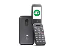 Doro 2800 4G - Teléfono móvil con Tapa desbloqueada para Personas Mayores - Teclas parlantes Grandes - Tecla de Asistencia - Teléfono móvil básico sin Internet [Versión en español]