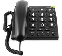 Doro 380001 - teléfono fijo analógico, negro