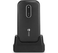 Doro 6620 - Teléfono móvil desbloqueado 3G Clamshell con botón grande para personas mayores con pantalla de 2.8 pulgadas, botón de emergencia y posicionamiento GPS (negro) [versión británica e