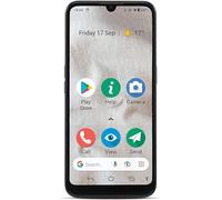 Doro 8100 4G Smartphone Android Seniores - Teléfono Móvil para Mayores - Fácil - Iconos Grandes - Resistente al Agua - Triple Cámara 13MP - Pantalla de 6.1" - Botón SOS con GPS - 2GB +32GB (Negro)