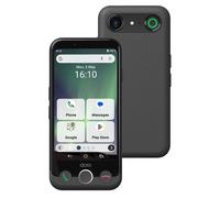 Doro Aurora A10 - Paquete de smartphone con soporte de carga incluido - Fácil de usar - Tecla de asistencia - Localización GPS - Compatible con audífonos - Base de carga de inducción - Grafito