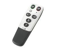 Doro HandleEasy 321rc Control Remoto Universal por Infrarrojos Fácil de Usar para TV, Radio, Estéreo y más, Ideal para Mayores y Problemas de Memoria (Blanco)