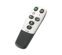 Doro HandleEasy 321rc Mando a Distancia Universal Inalámbrico por Infrarrojos con 7 Botones Personalizables, Negro y Blanco
