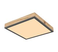 Doro Panel LED (12 W, 30 x 30 cm, Marrón, Blanco cálido)