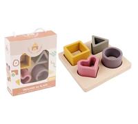 DORON & CHARLIE - Juego de Formas - Accesorio de Puericultura - 056340 - Silicona - Aprendizaje - Juguete para Niños - Accesorio de Puericultura - Bebé - 1ra Edad - A Partir de 12 Meses