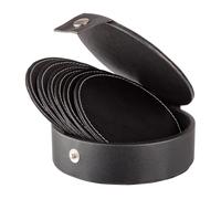 Dorre 6 Posavasos Visby Ø10 cm negro