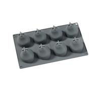 Dorre Molde para hornear Beck Gris. pera. silicona. 8 piezas