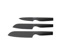 Dorre Set de cuchillos Sukai 3 uds Negro