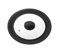 Dorre Tapa universal Una 20/22/24 cm Vidrio-silicona negra