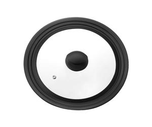 Dorre Tapa universal Una 24/26/28 cm Vidrio-silicona negra