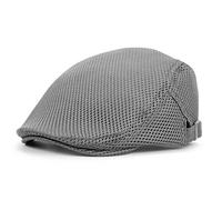 DORRISO Hombres Gorra Planas Vintage Aire Libre Beret Gorra Plana Driving Boina Caza Newsboy Cap Primavera Otoño Viaje Casual Hombres Boinas Gris A