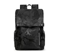 DORRISO Mochilas para Portátil Hombre Mochila Viaje Negocios Mochila Escolares Bolso Casual con Puerto USB Mochila Antirrobo para Adolescentes Trabajo Universidad Estudiantes Negro B L