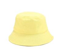 DORRISO Moda Mujer Sombrero de Sol Visera Protección UV Turismo Playa Vacaciones Visera Linda Sombrero Algodón Amarillo