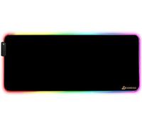 DORRISO RGB Alfombrilla de Ratón Gaming Extra Grande 900x400x4 mm XXL Alfombrilla Raton Gaming Grandes Impermeable para Gamers Ordenador PC Laptop Juegos Mouse Pad Negro