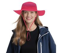 DORRISO Sombreros Pescador Gorras Hombre Gorros de Sol Gorra Mujer Protección UV UPF 50+ Impermeable Sombrero ala Ancha Verano Pescador Playa Jardinería Vacaciones Ciclismo Camping Rojo Rosáceo