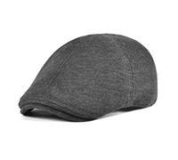 DORRISO Vintage Hombres Gorra Plana Aire Libre Beret Gorra Plana Driving Boina Caza Newsboy Cap Primavera Otoño Invierno Viaje Casual Hombres Boinas Gris C