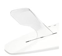 DORSAL Hatchet Surf Fins for Sup Longboard Surfboard Center Fin 12" Clear