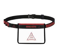 Dorsal Keeper Porta Dorsal cinturón Deportivo número de competición Trail Running Triatlón duatlón Ciclismo Maratones Marcha nórdica 4 Colores Unisex (Rojo)