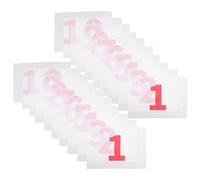 Dorsal para Correr 10 Piezas de Tejido con Sistema de Fijación Rápida | Competencias y Maratón, Resistente al Clima, Pack de 10 Unidades para Eventos de Atletismo