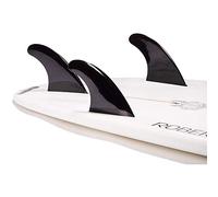 DORSAL Surfboard Fins Thruster 3 Set Future Compatible Medium Black