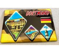 Dortmund Alemania - Imán para Nevera, Imanes de Nevera, Recuerdo de Viaje, Regalo