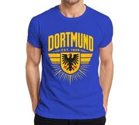 Dortmund Est 1909 - Camiseta para hombre, diseño de águila, azul, XXL