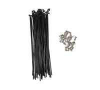 DoRysk 10 spokes de 12 G (2,5 mm de diámetro), para Fat Electric o Ebike delantero/trasero (131 mm)