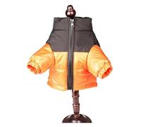 DoRysk Ropa grande de invierno para mascotas, bulldog francés, cachorro, chaqueta cálida resistente al viento, abrigo reflectante para perros pequeños y medianos (4, XS)
