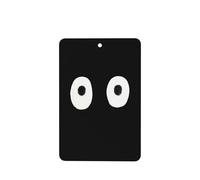 Dos ambientadores minimalistas de ojos fantasmas para coche, 4 unidades, tarjetas perfumadas colgantes, tarjetas perfumadas para tabletas de aromaterapia de coche
