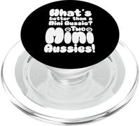 Dos Aussies Toy Australian Pastor Regalos Mini Aussie Mom PopSockets PopGrip para MagSafe